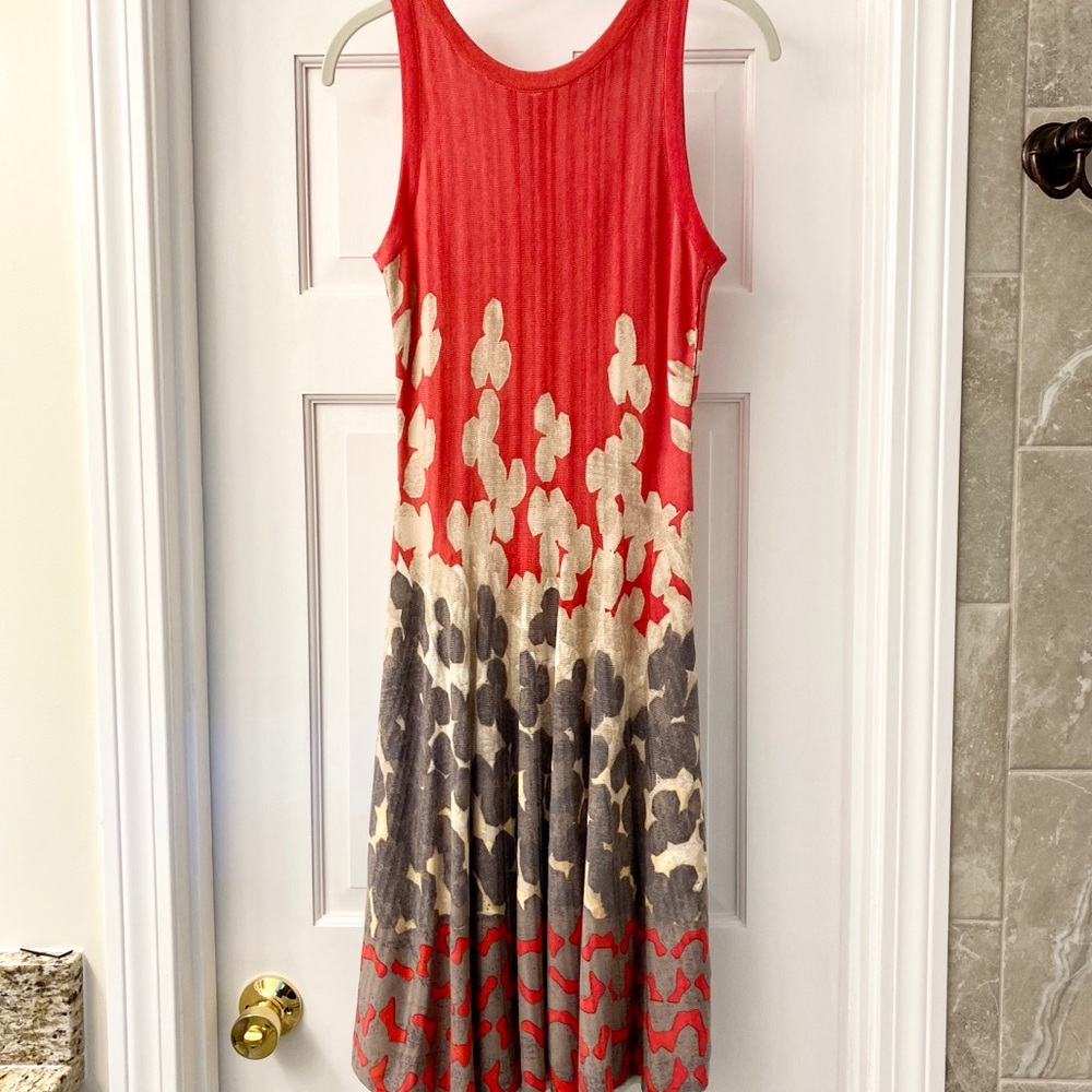 Nic & Zoe Twirl Floral Knit Dress
